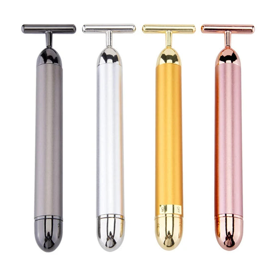Gold T Facial Roller Electric High Frequency Vibrating
