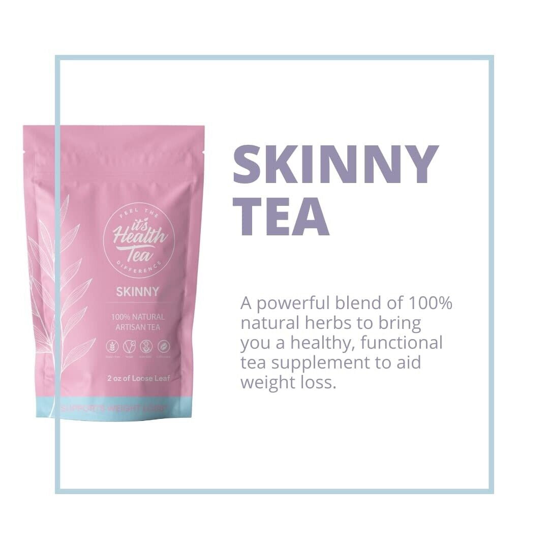 Skinny Tea Herbal Supplement with 10 Herbal Key Ingredients for Cleanse & Detox