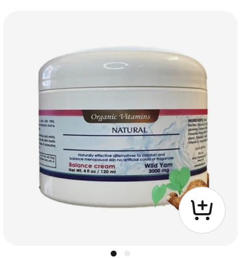 Natural Wild Yam Cream OR powder