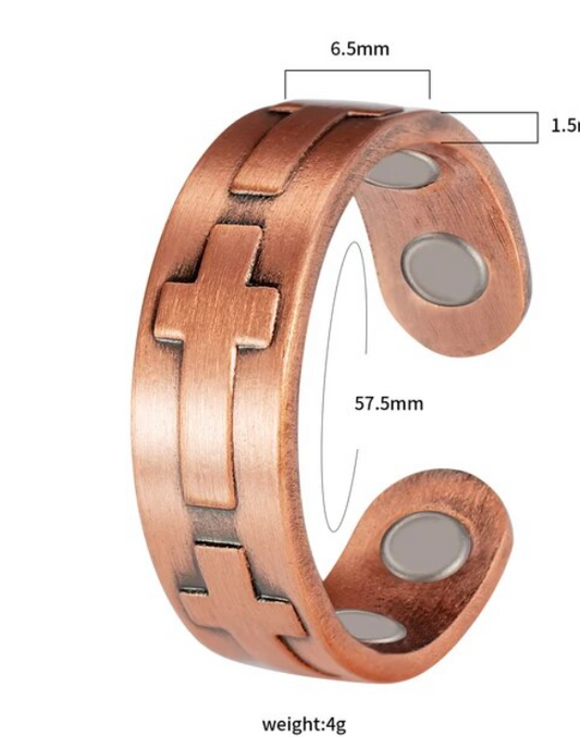 Copper Magnetic Ring Arthritis Pain