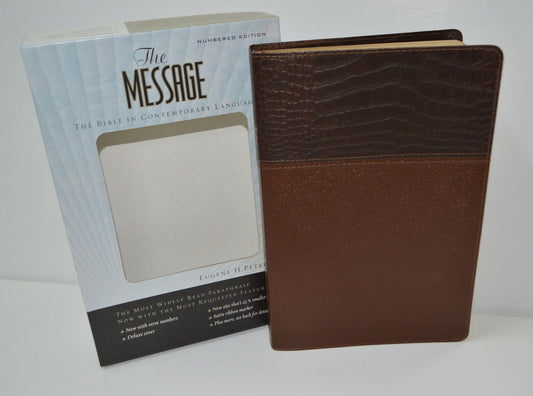 The Holy Bible: The Message Version (Contemporary Language Bonded Leather)