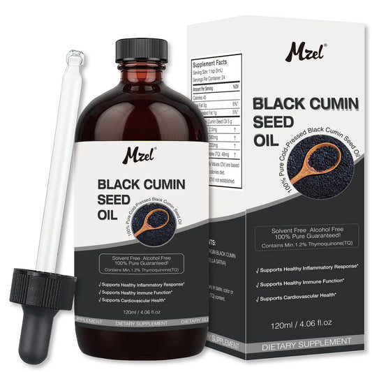 Organic Black Seed Oil for Face - 100% Pure Cold Pressed Black Cumin Seed Oil